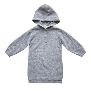 Zara Gray Hooded Sweater Dress Size 4-5y
